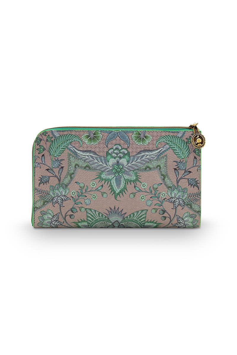 Cosmetic Zipper Pouch Kyoto Festival Green