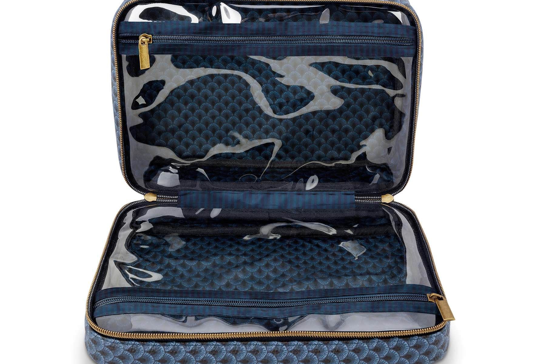 Beautycase Rechteckig Gross Kyoto Festival Blau