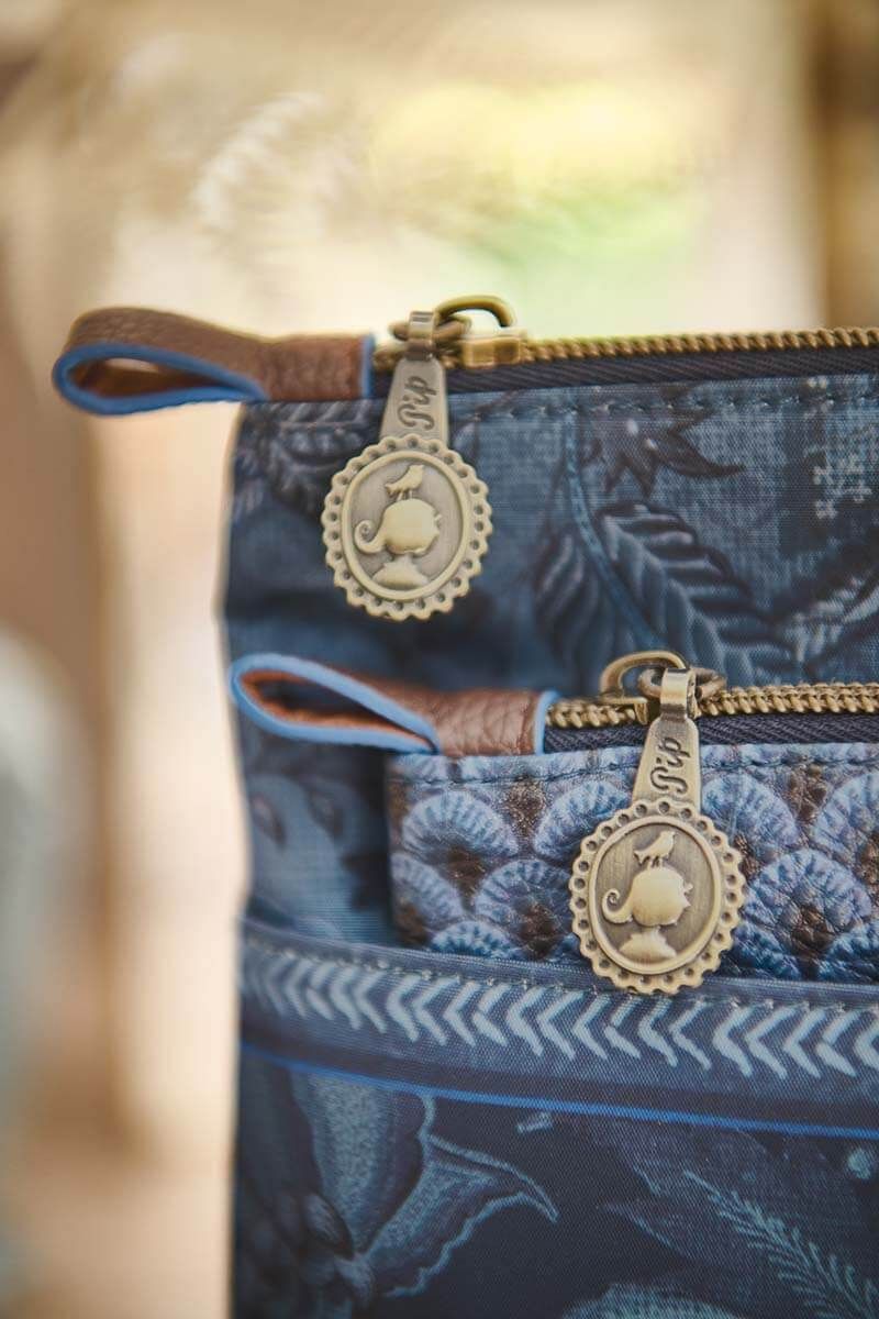 Kosmetiktasche Kyoto Festival Combi Blau