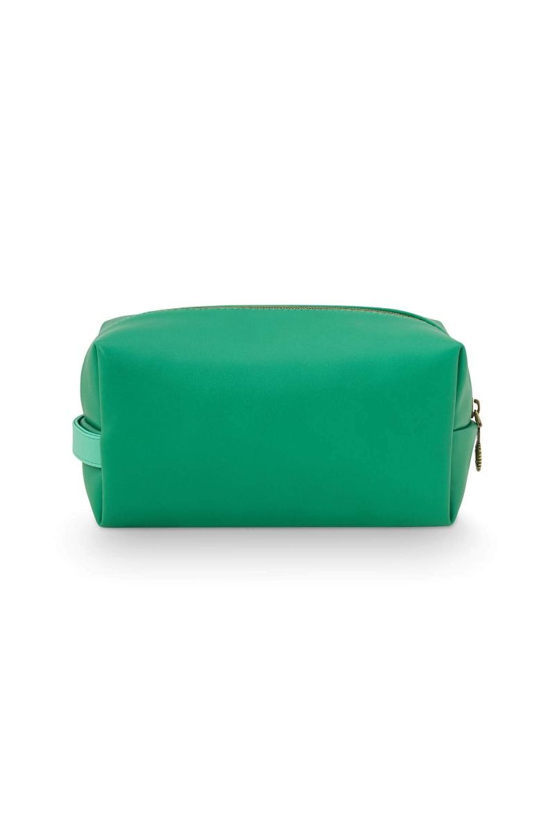 Pochette à Cosmétiques de Grande Taille Uni Vert