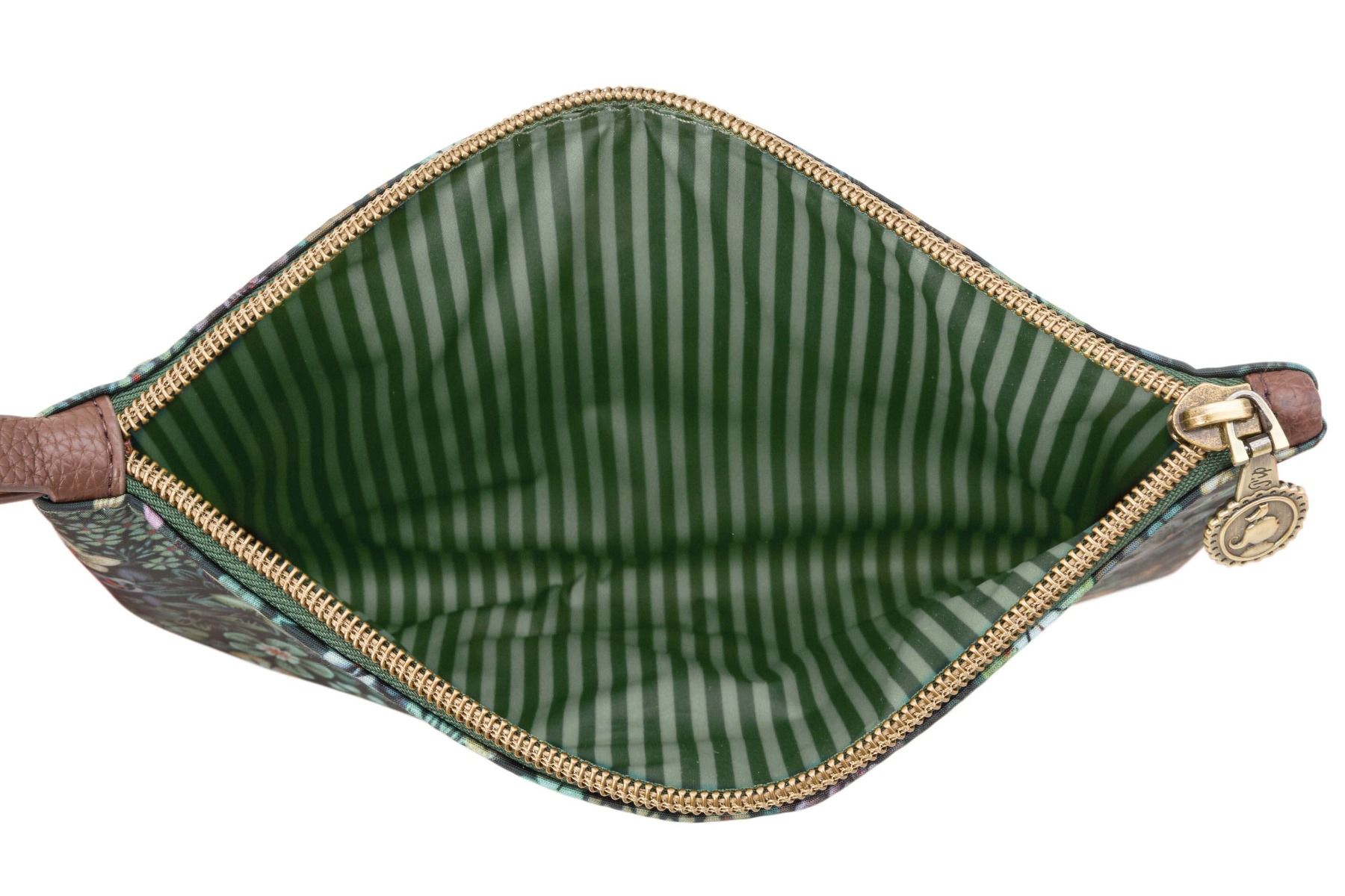 Trousse Plate à Cosmétiques de Moyenne Taille Vert Tutti i Fiori Vert