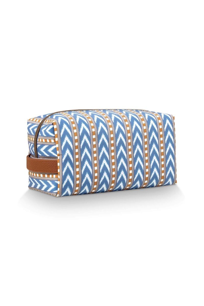 Coco Necessaire Mittel Samba Streifen Blau