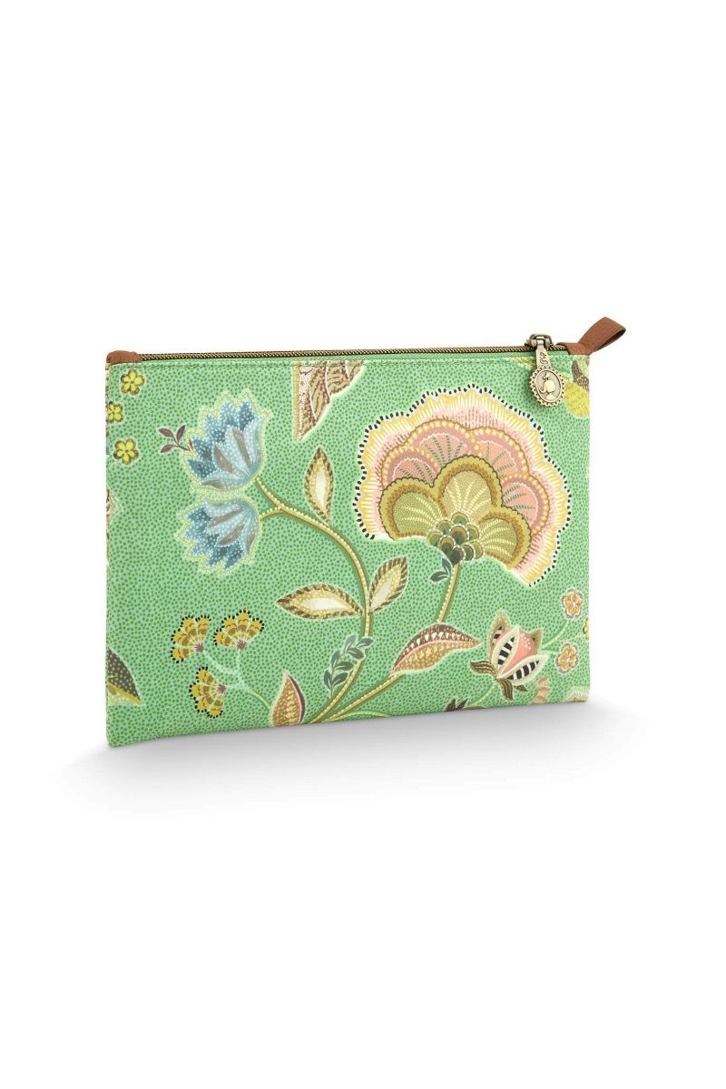 Charly Flaches Necessaire Mittel Matata Grün