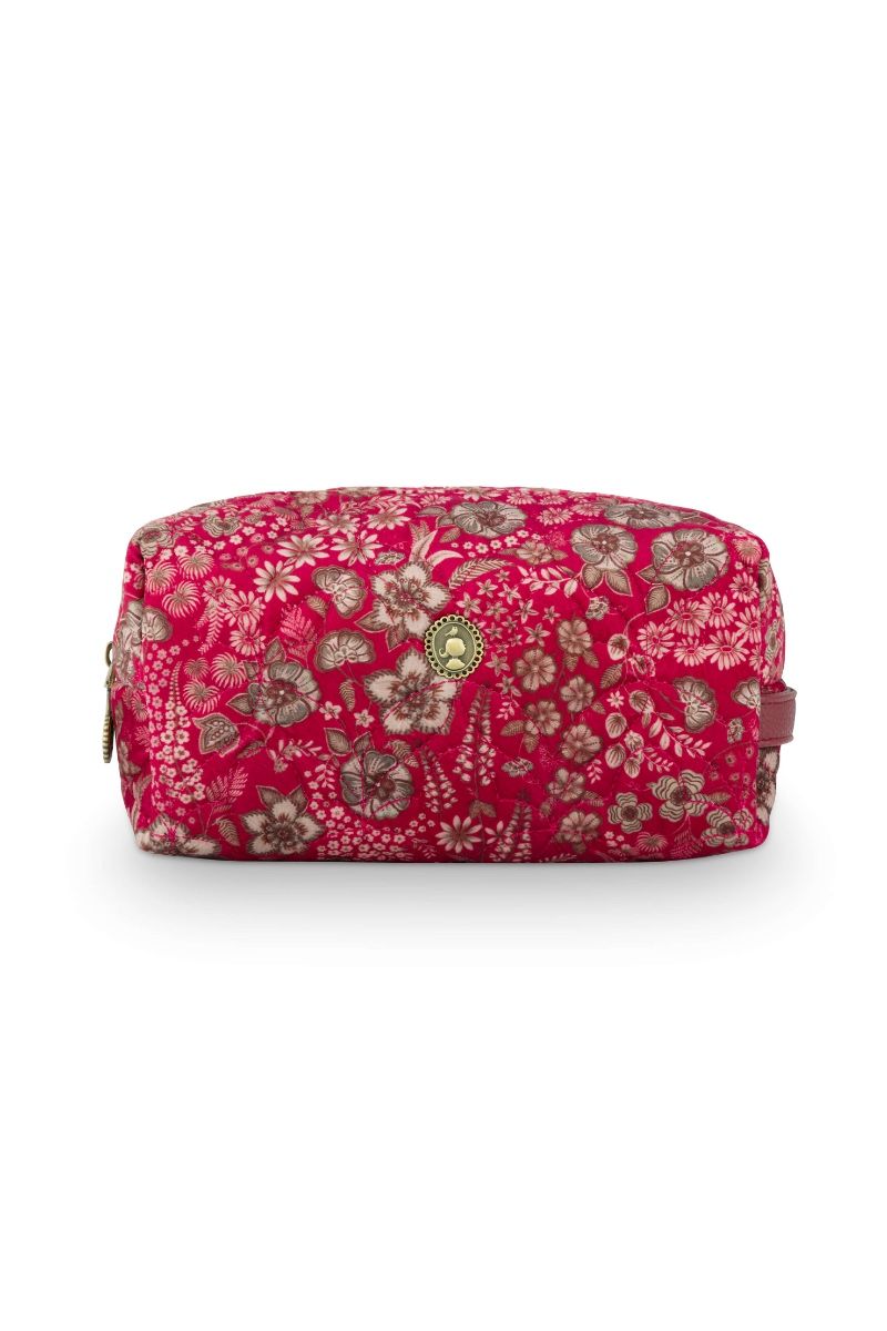 Necessaire Coco Mittelgroß Quilted Daisy Dreams Rot