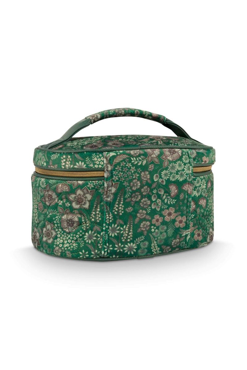 Beauty Case Cleo Quilted Daisy Dreams Groen
