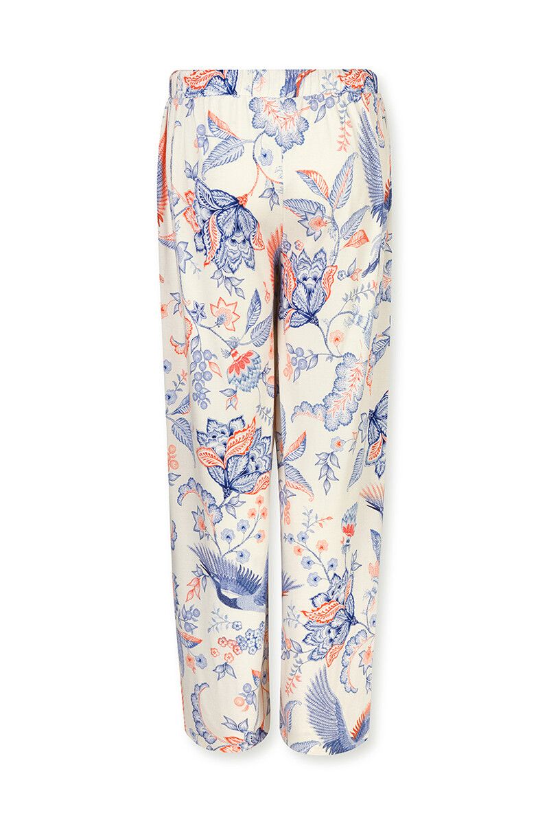 Lange Broek Royal Birds Gebroken Wit