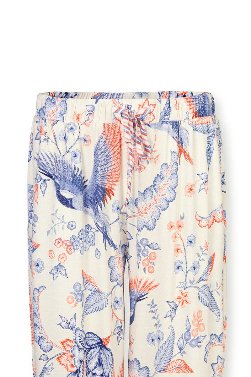 Lange Broek Royal Birds Gebroken Wit