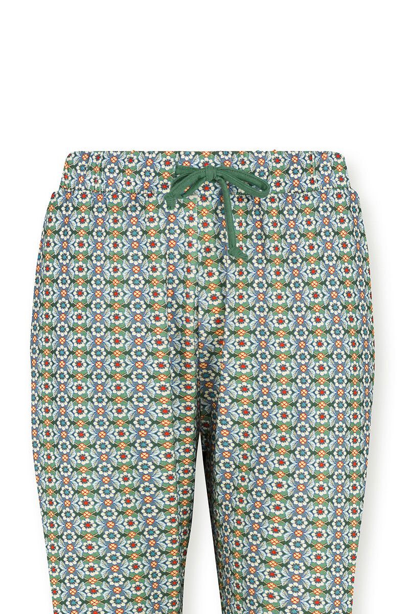 Trousers Long Star Flower Blue