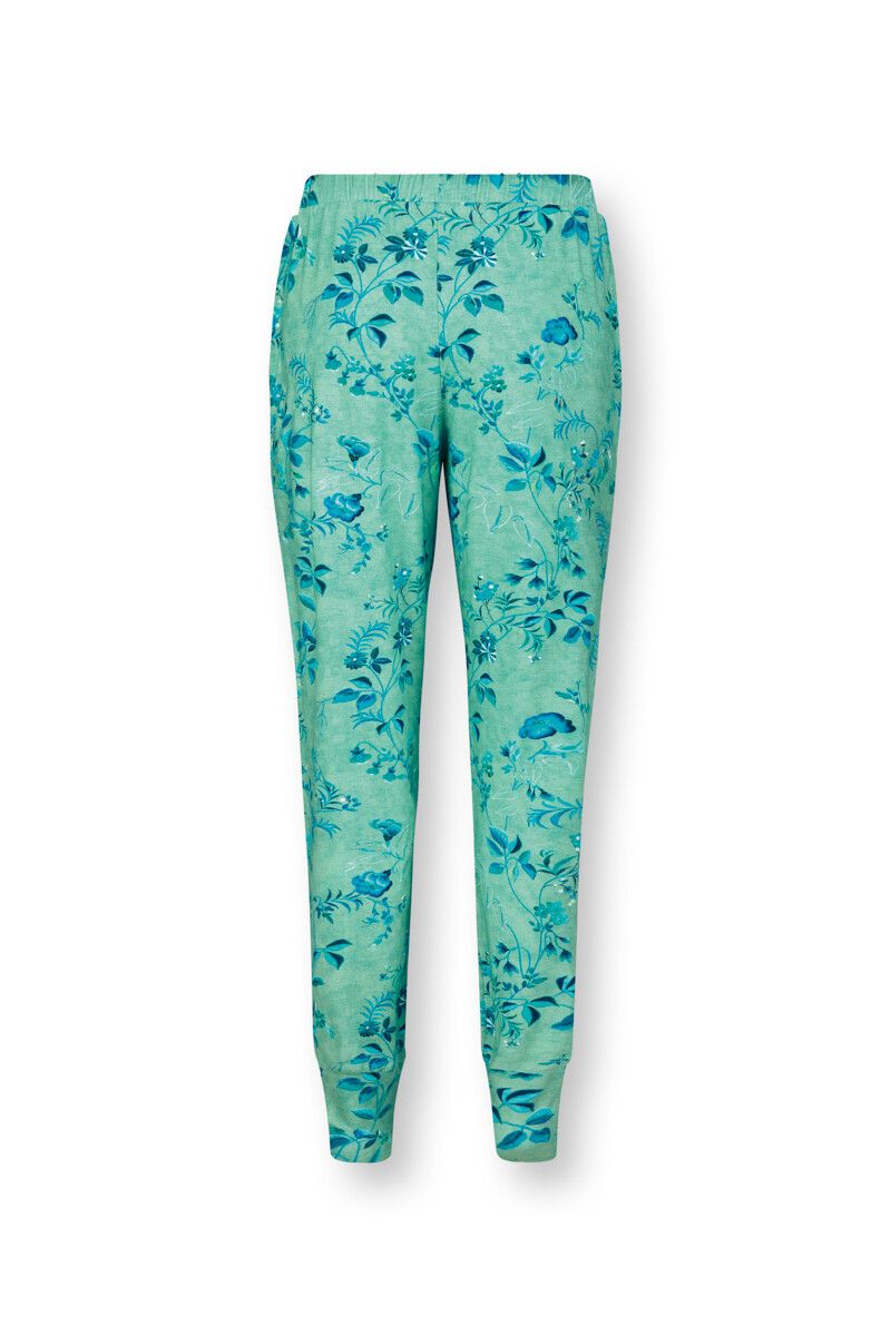 Lange Hose Tokyo Blossom Grün