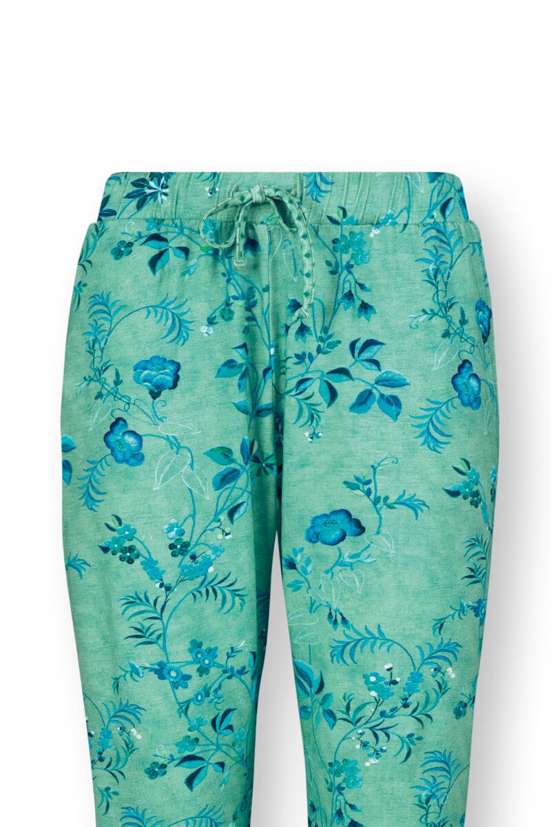 Lange Hose Tokyo Blossom Grün