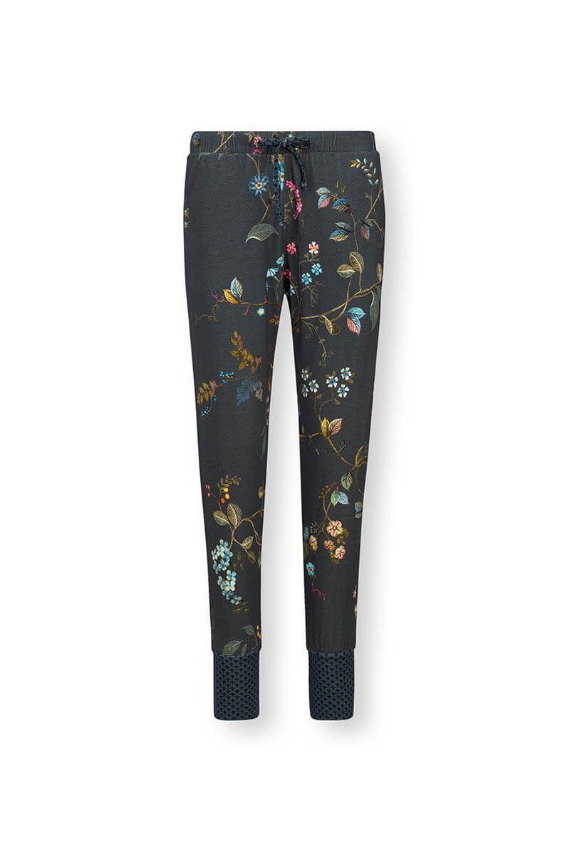 Lange Broek Kawai Flower Donkerblauw