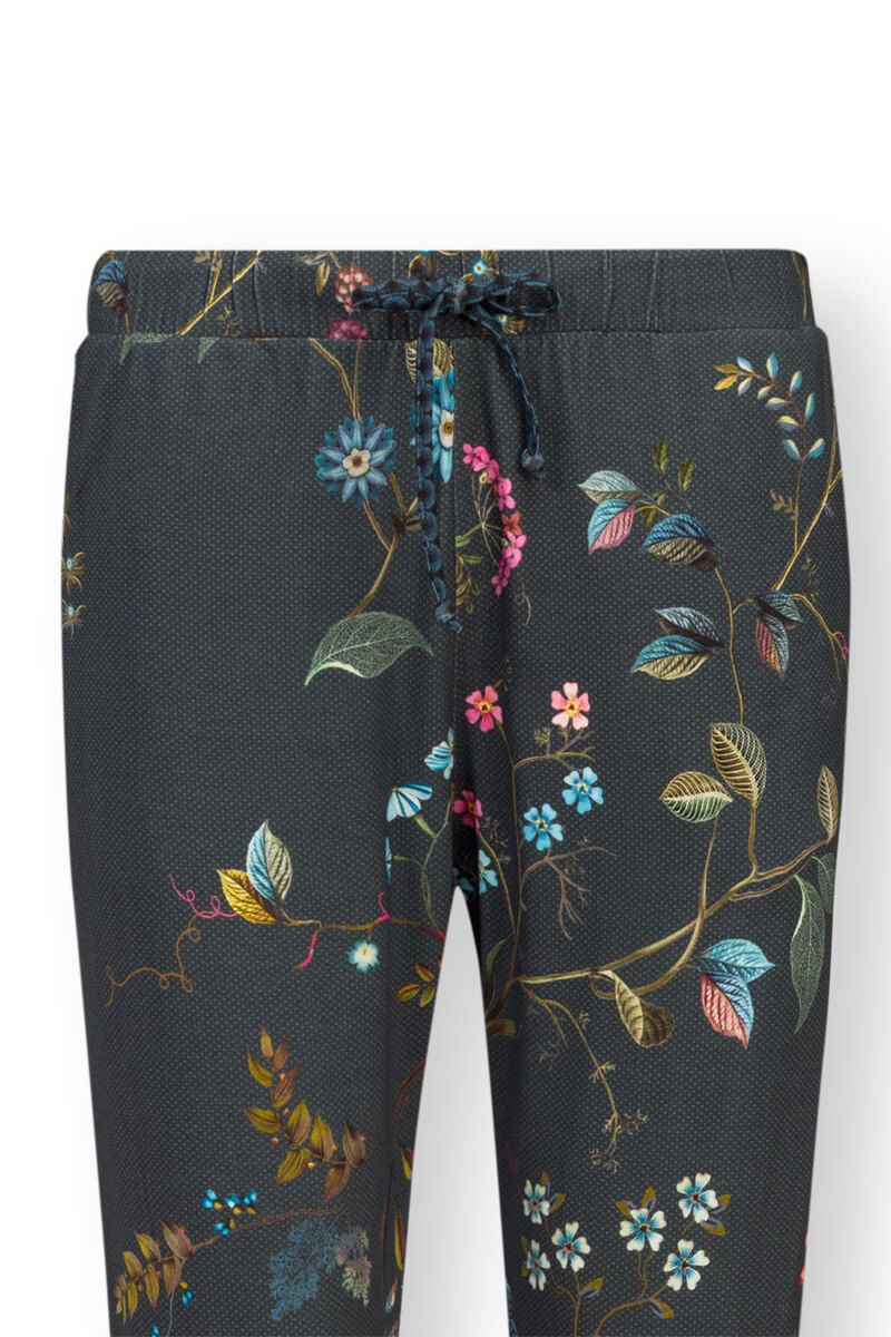 Lange Broek Kawai Flower Donkerblauw