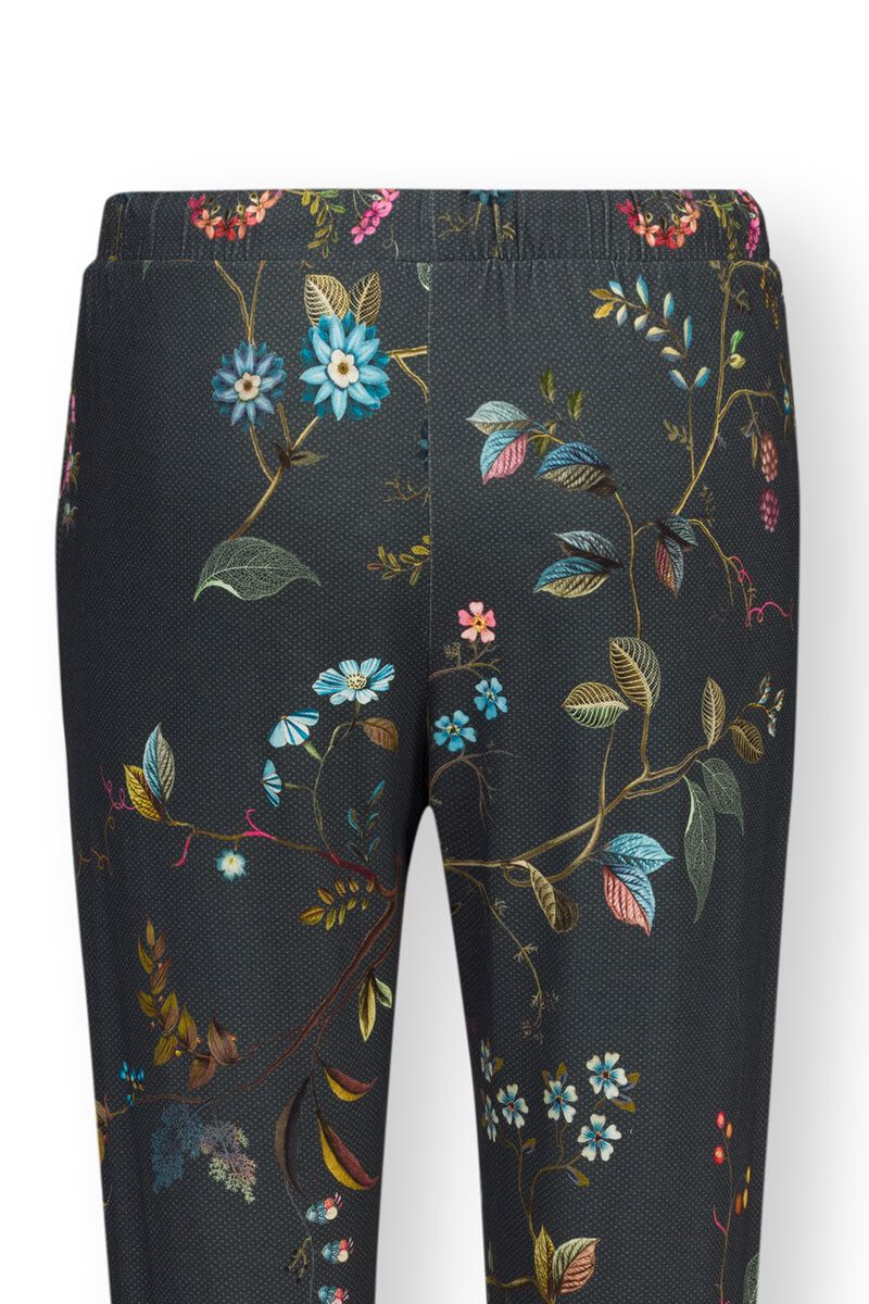 Lange Broek Kawai Flower Donkerblauw