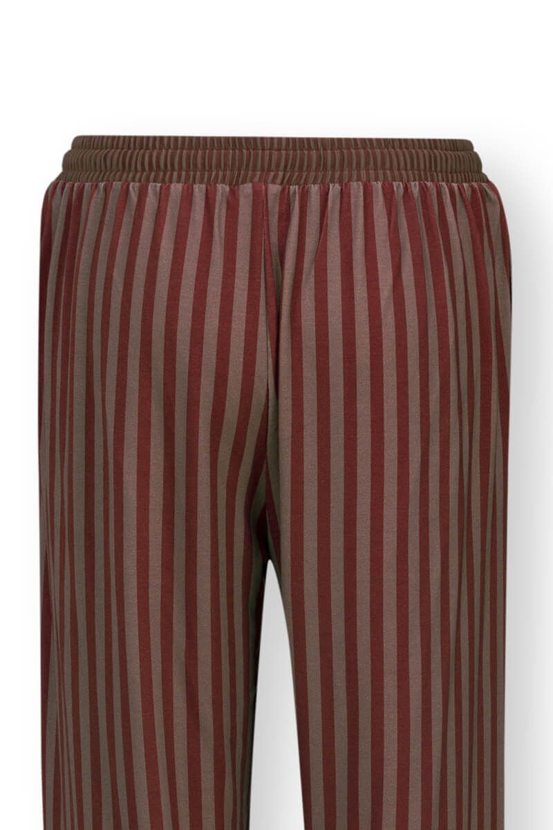 Trousers Long Sumo Stripe Terra Red