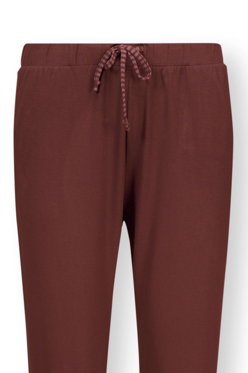 Trousers Long Solid Terra Red