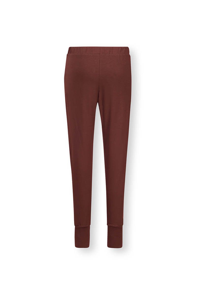 Trousers Long Solid Terra Red