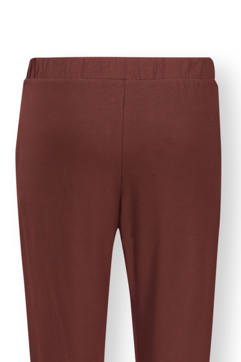 Trousers Long Solid Terra Red