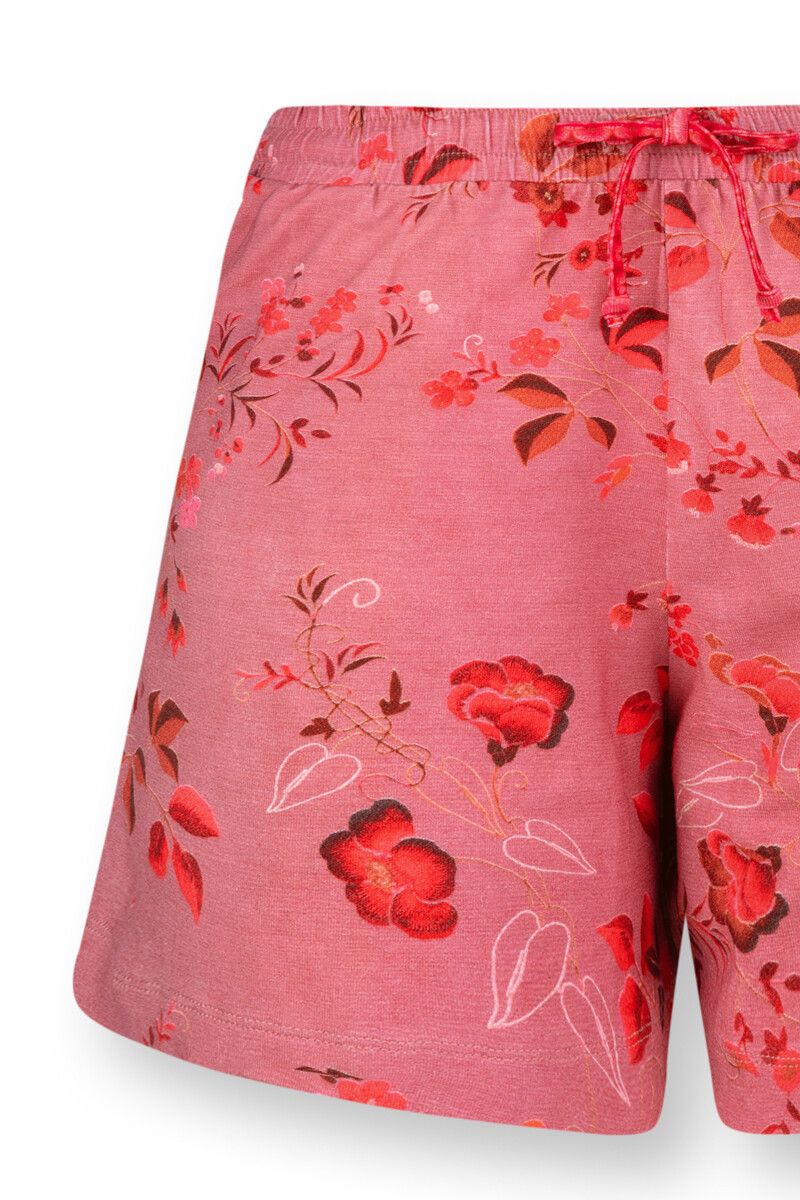 Kurze Hose Tokyo Blossom Rosa