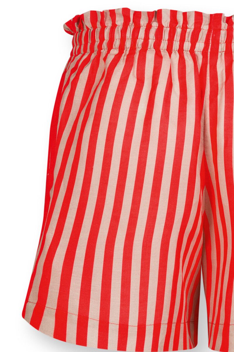 Trousers Short Sumo Stripe Red