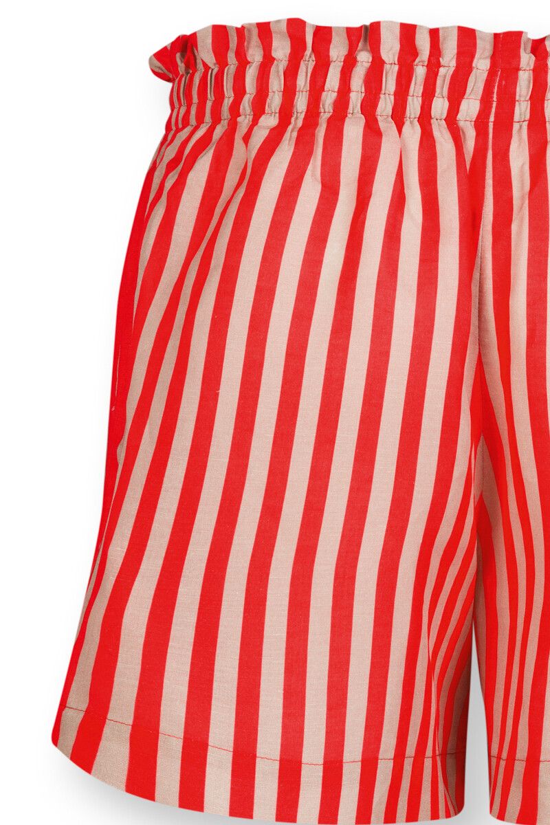 Kurze Hose Sumo Stripe Rot