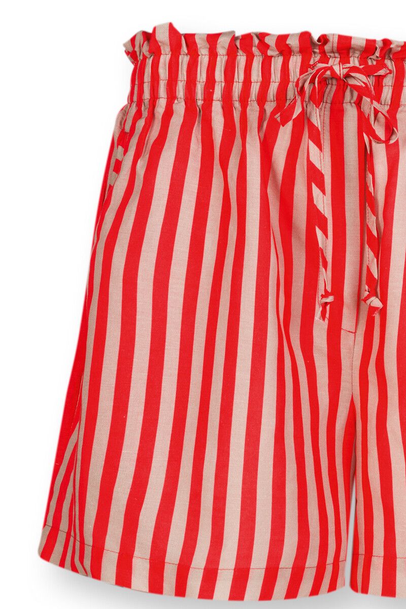 Trousers Short Sumo Stripe Red
