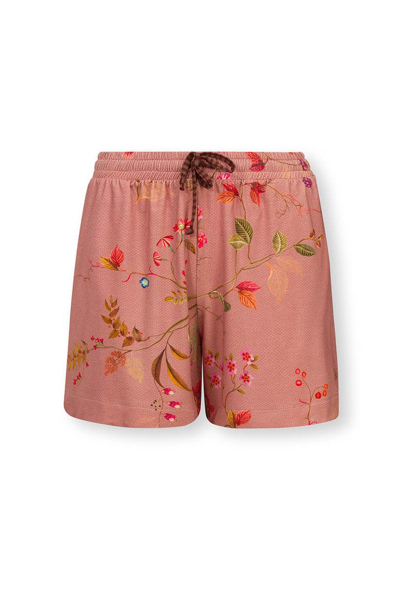 Kurze Hose Kawai Flower Rosa