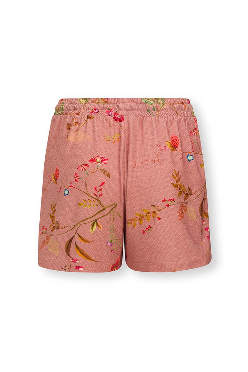 Kurze Hose Kawai Flower Rosa
