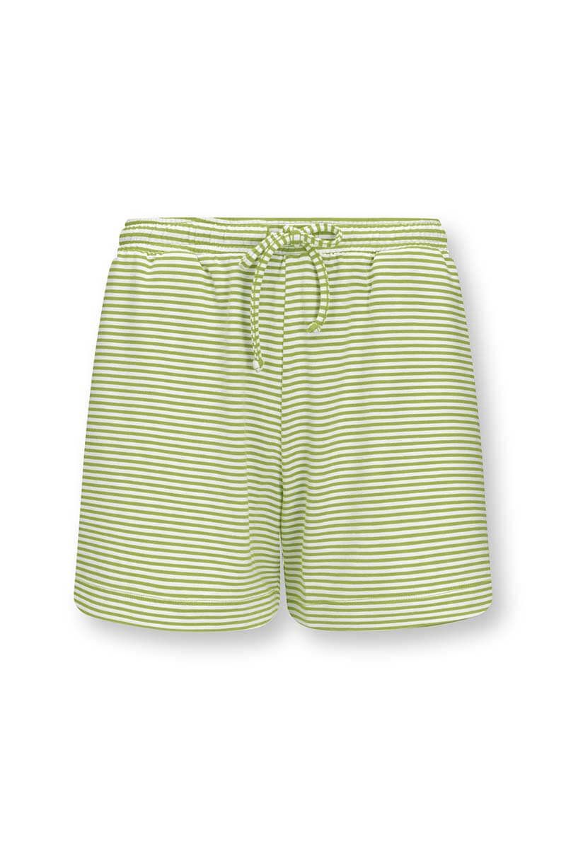 Trousers Short Little Sumo Stripe Bright Green