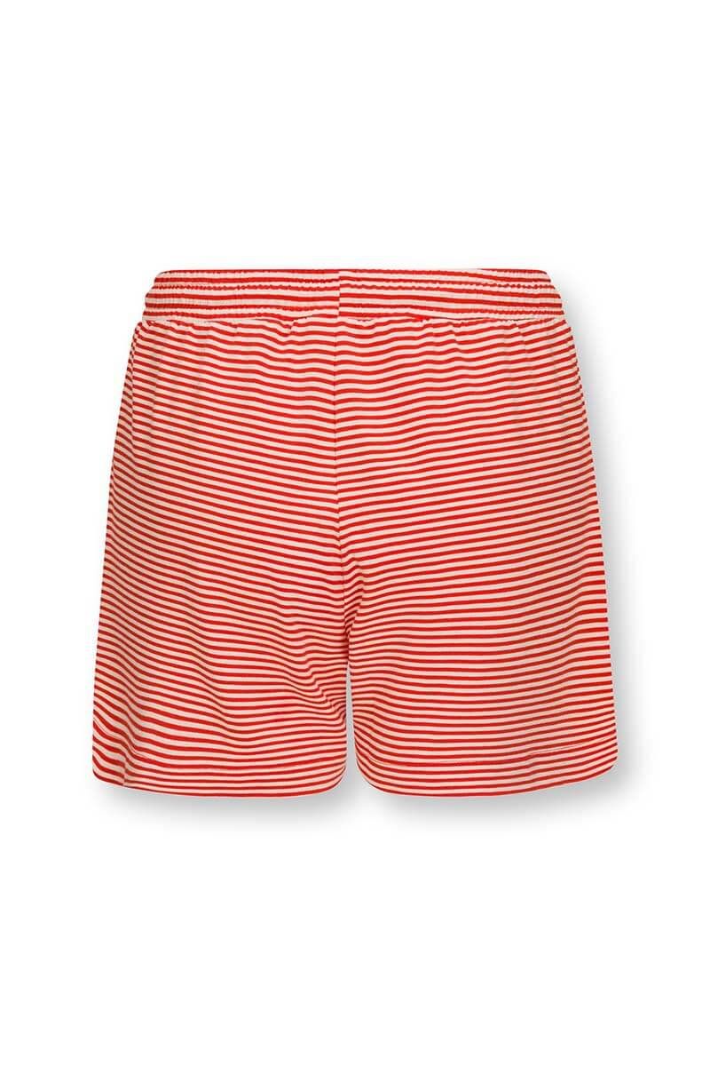 Korte Broek Little Sumo Stripe Koraal