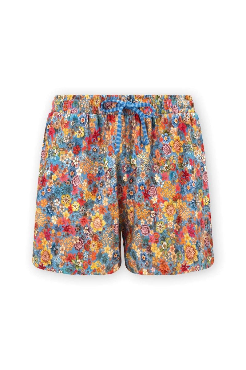 Pip Studio Kurze Hose Tutti i Fiori Hellblau | Pip Studio