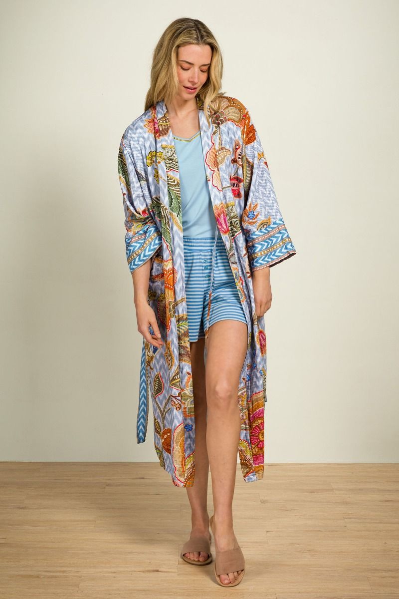 Bobi Short Little Sumo Stripe Bleu