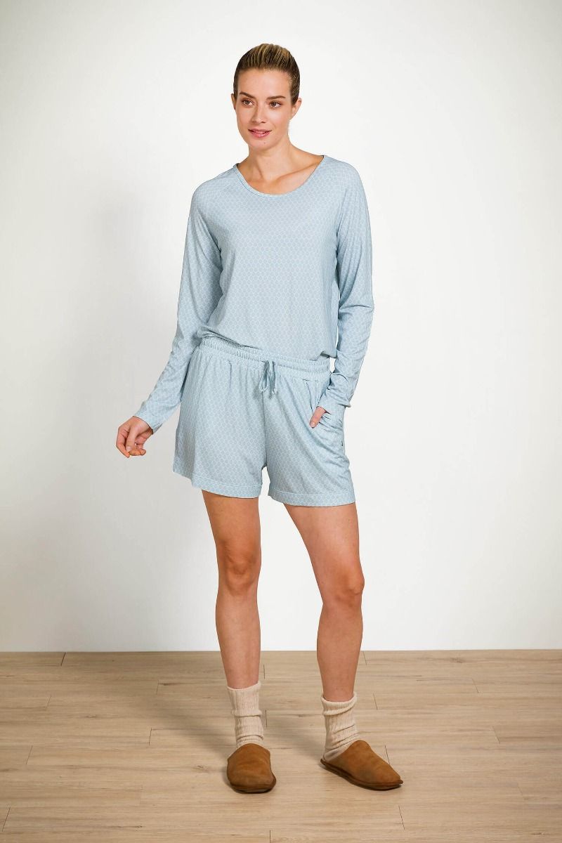 Bob Korte Broek Thousand Leaves Lichtblauw 