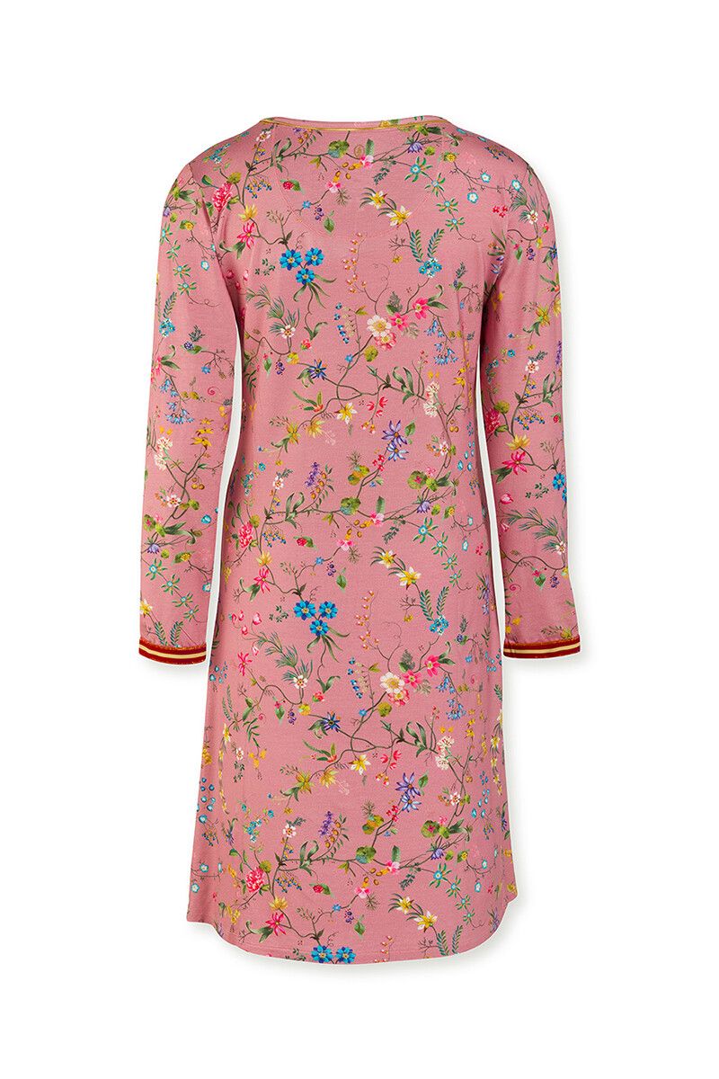 Nachthemd Petites Fleurs Big Roze