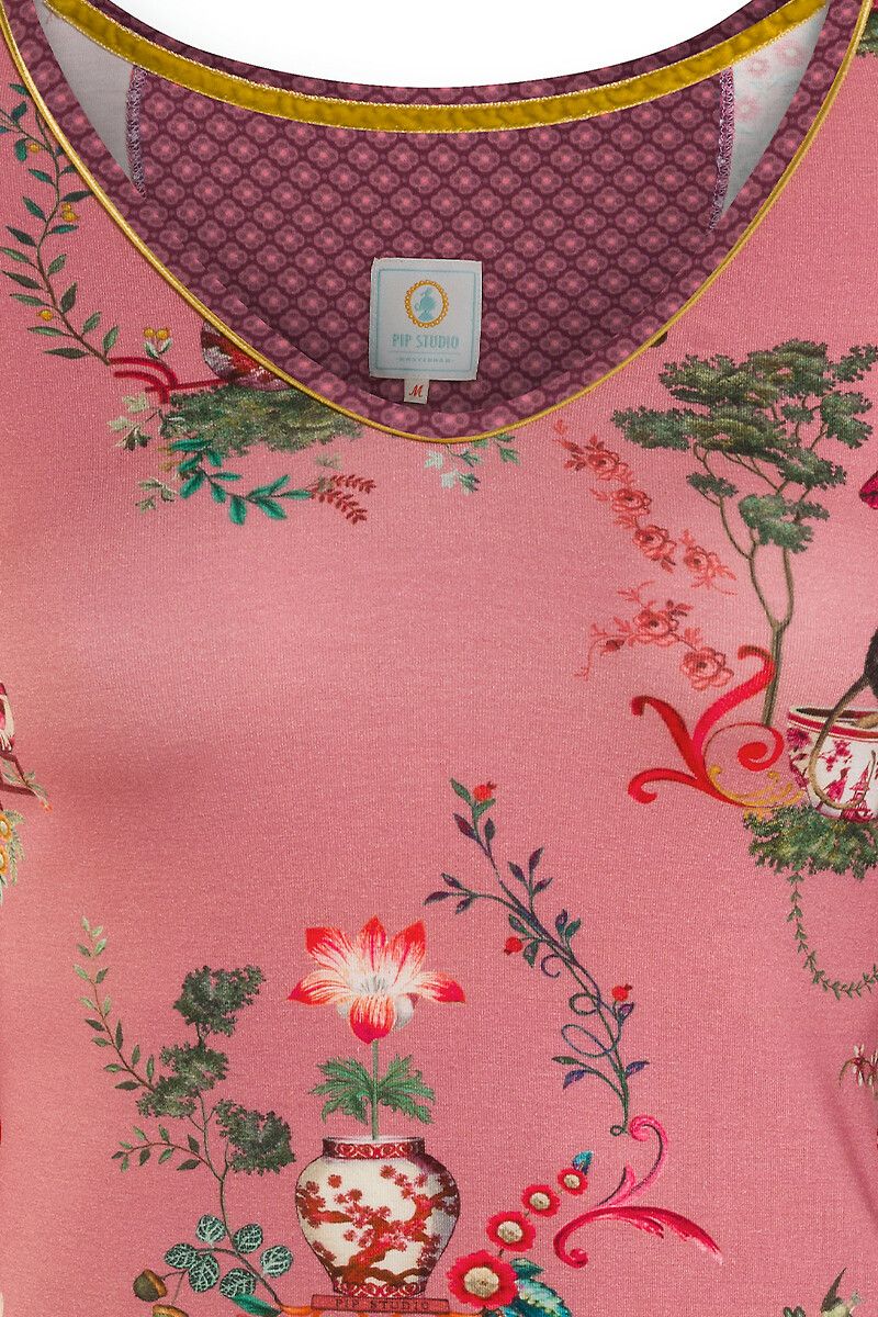 Nachthemd Chinese Porcelain Roze