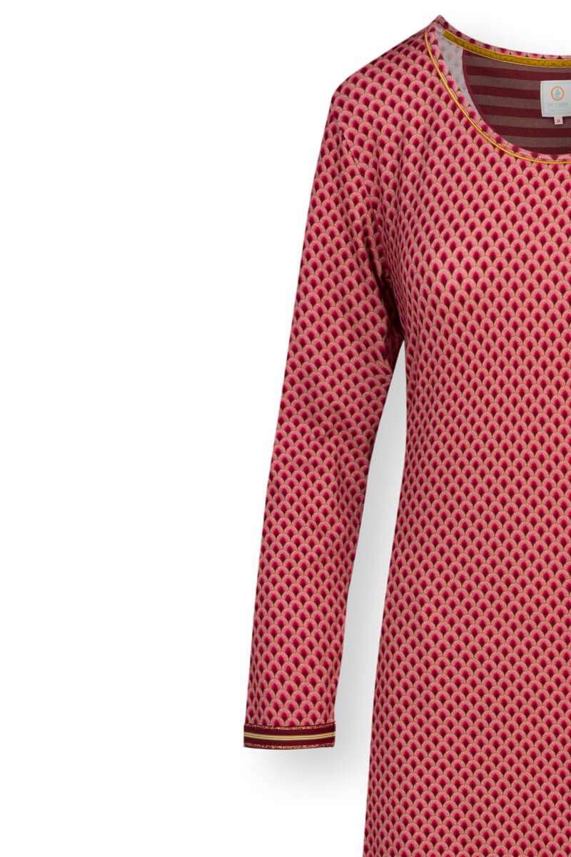 Nachthemd Lange Ärmel Suki Dark Rosa