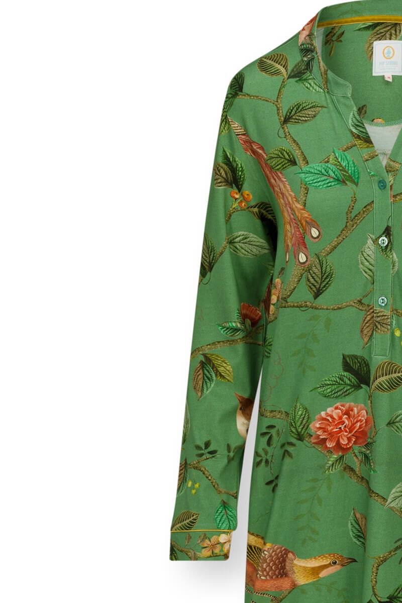 Nachthemd Lange Mouw  Good Nightingale Groen