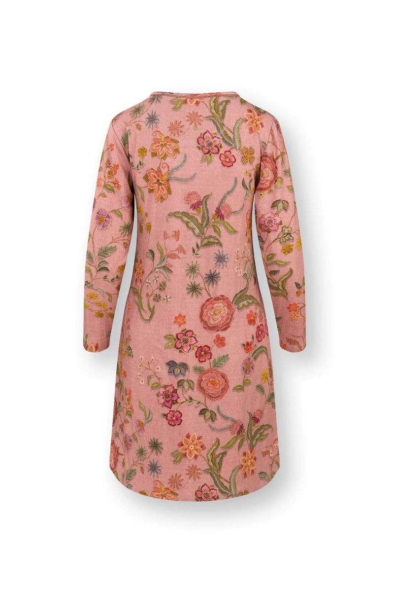 Dana Long Sleeve Nightdress Coco Flower Coral