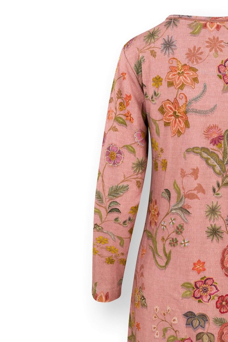 Dana Long Sleeve Nightdress Coco Flower Coral