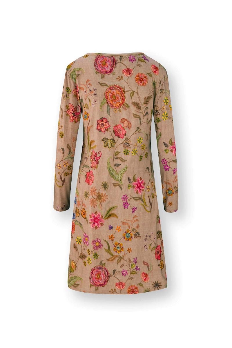 Dana Long Sleeve Nightdress Coco Flower Sand