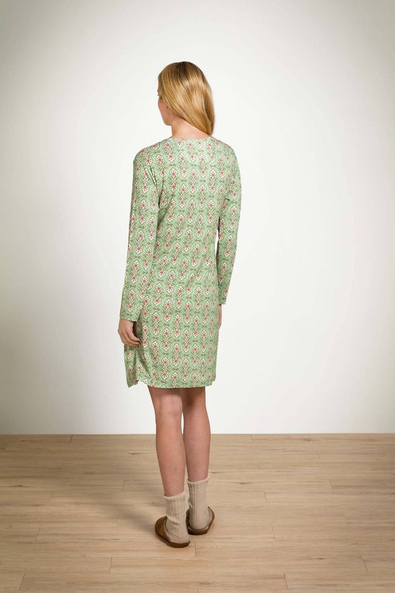 Desiree Long Sleeve Nightdress Jabalini Light Green