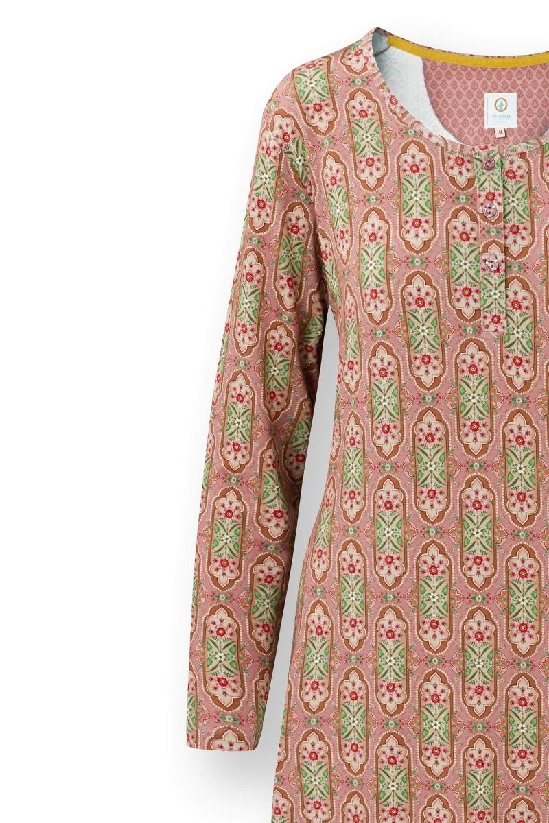 Desiree Long Sleeve Nightdress Jabalini Pink