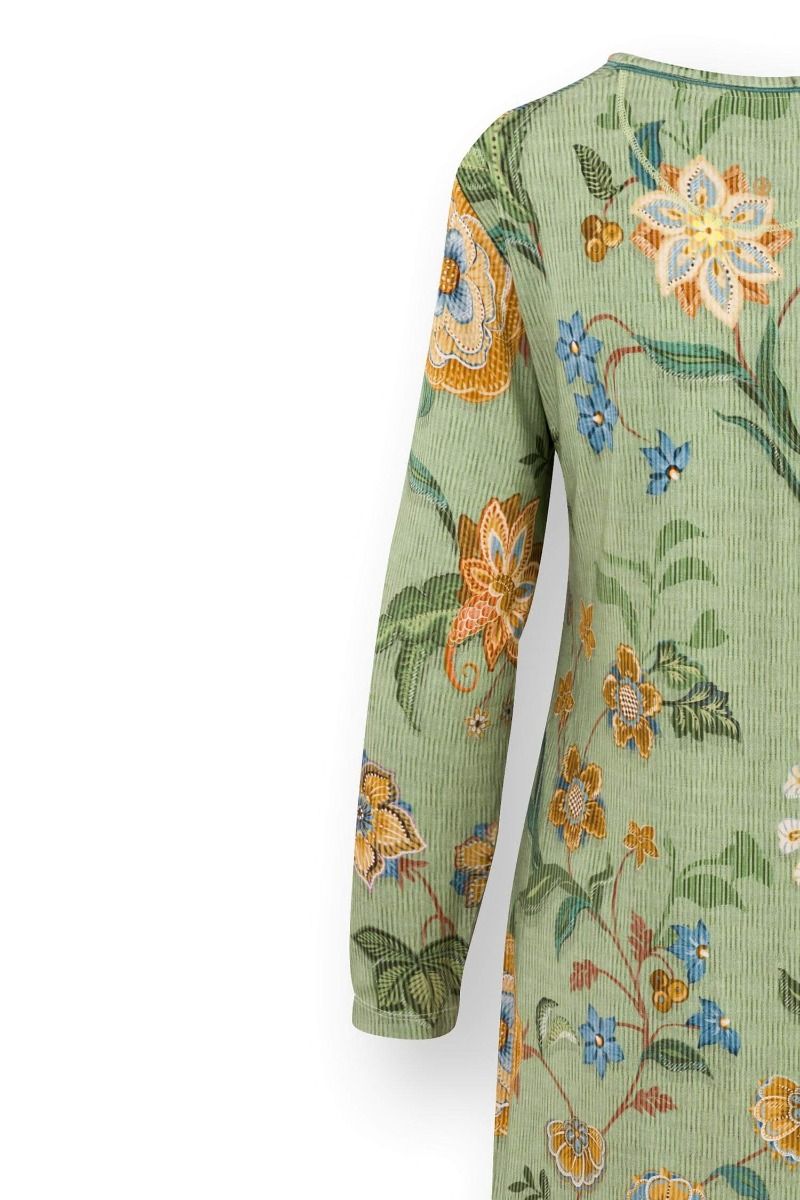 Destiny Long Sleeve Nightdress Safari Bloom Green