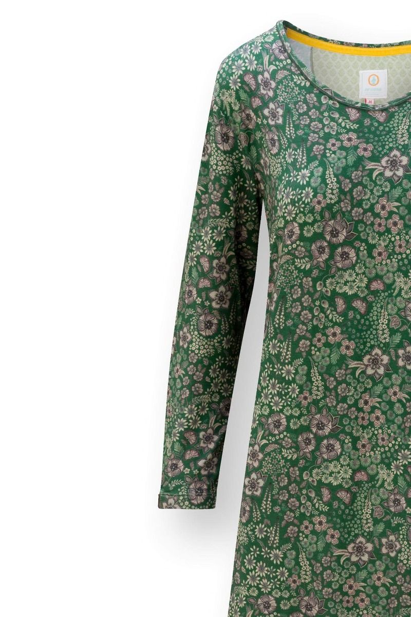 Danai Long Sleeve Nightdress Daisy Dreams Green
