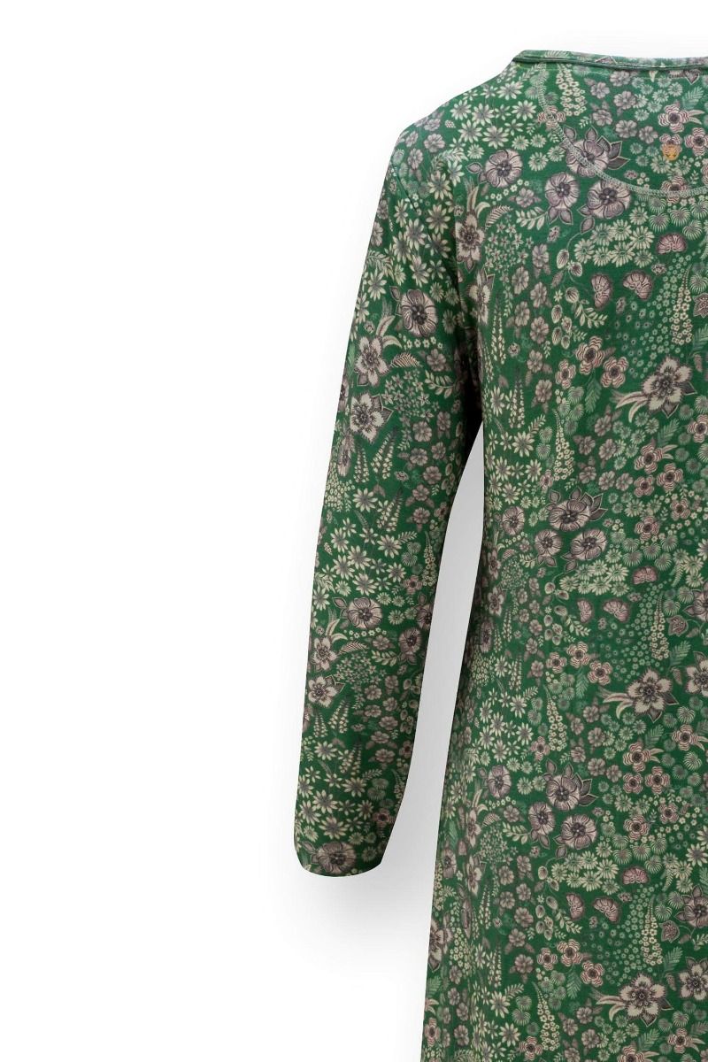 Danai Long Sleeve Nightdress Daisy Dreams Green
