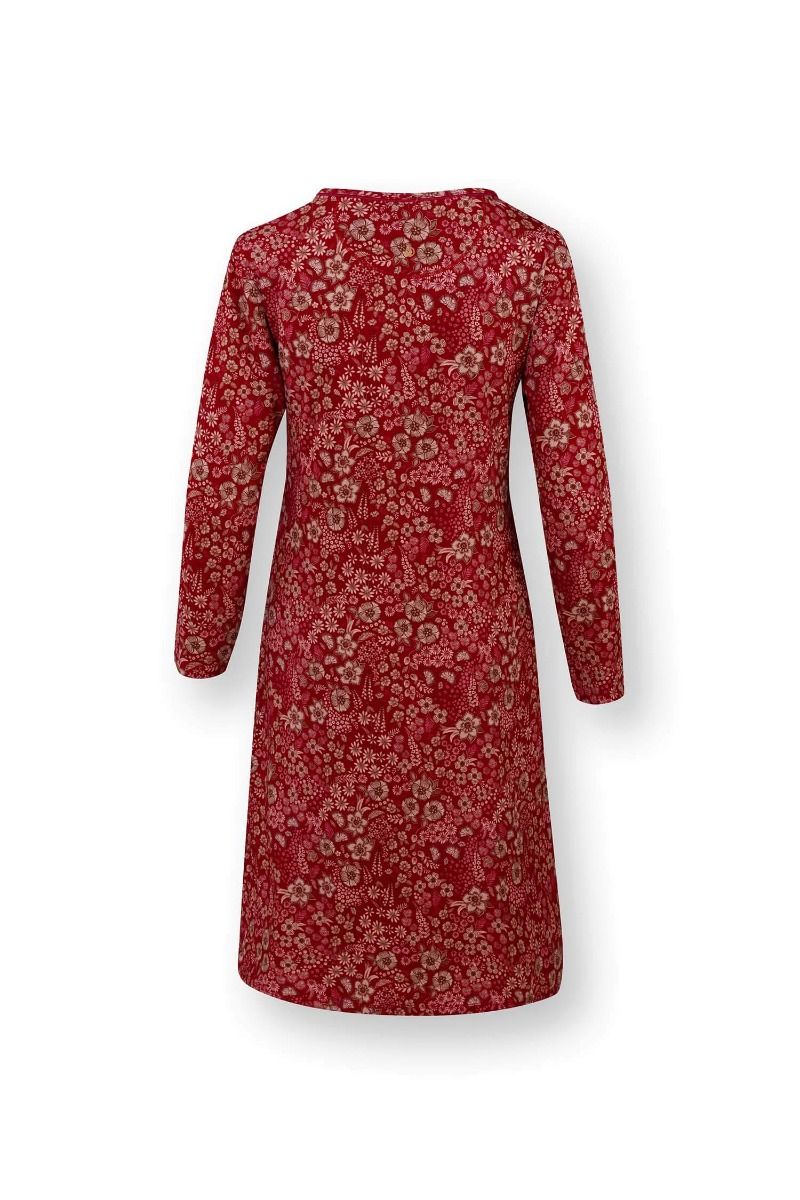 Danai Long Sleeve Nightdress Daisy Dreams Red