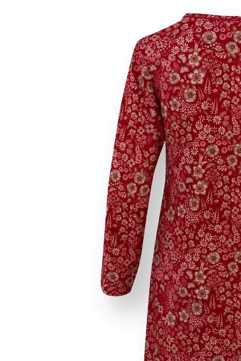 Danai Long Sleeve Nightdress Daisy Dreams Red