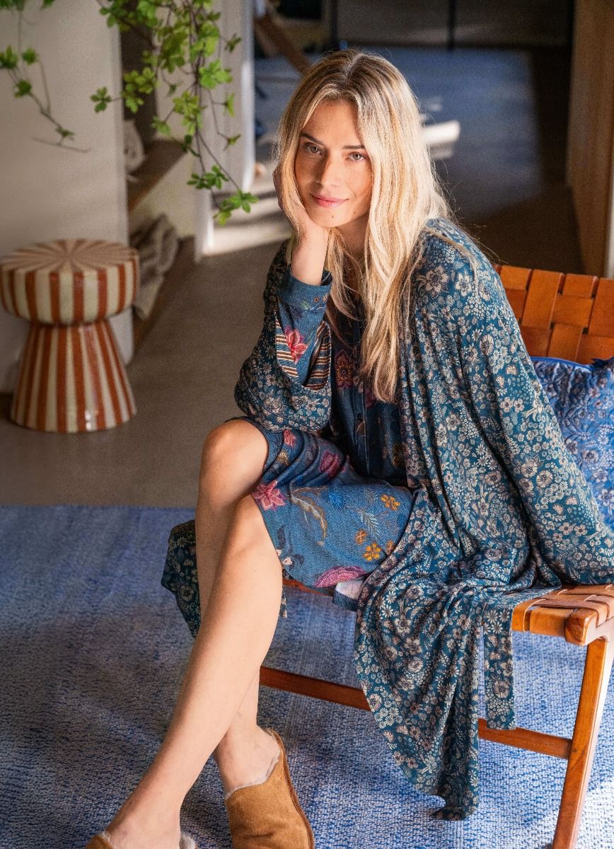 Naomi Kimono Daisy Dreams Bleu 