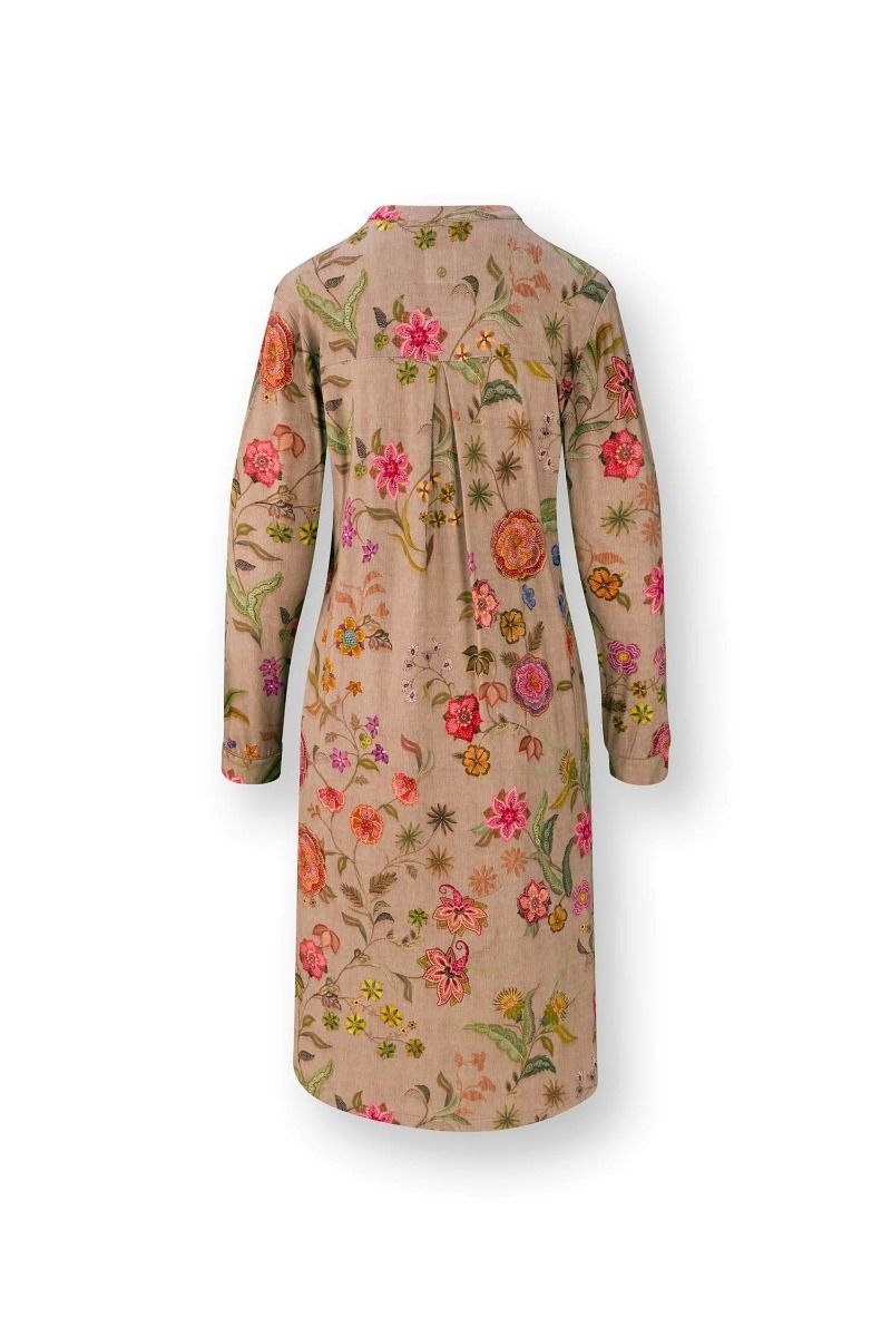 Diogo Long Sleeve Nightdress Coco Flower Sand
