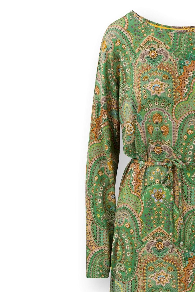 Dido Long Sleeve Nightdress Jabali Green