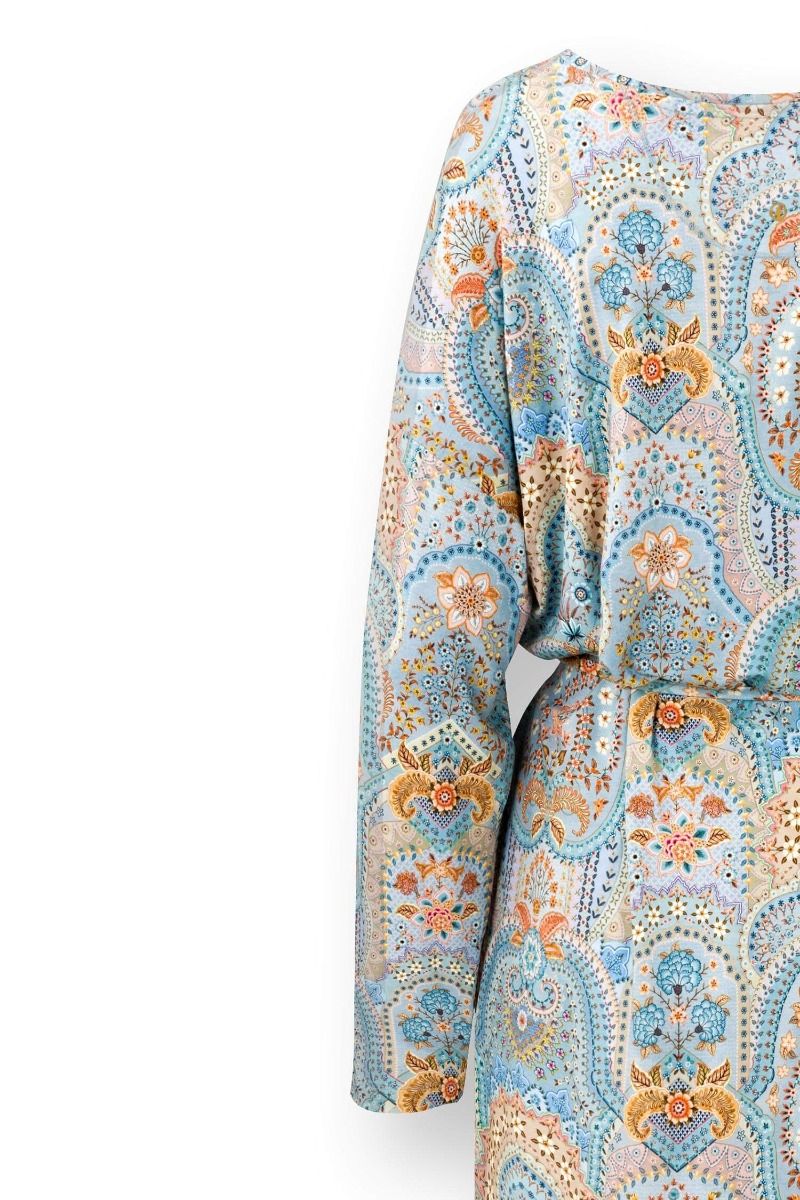 Dido Long Sleeve Nightdress Jabali Blue